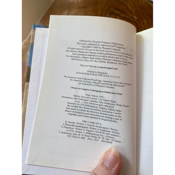 Set of 2 American Girl Short Story HC Books Felicity - Picture 3 of 4